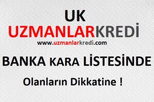 Read more about the article Banka Kara Listesinde Olanların Dikkatine !