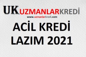 Read more about the article Acil Kredi Lazım